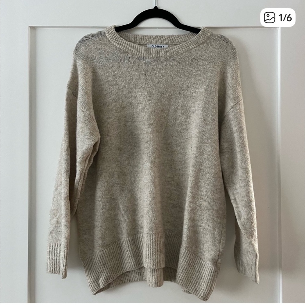 Old Navy Women's Crew Neck Sweater - Beige